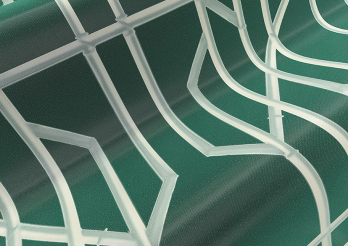 Bamboo Brights, Dark Green - Made To Measure Curtains - Image 4